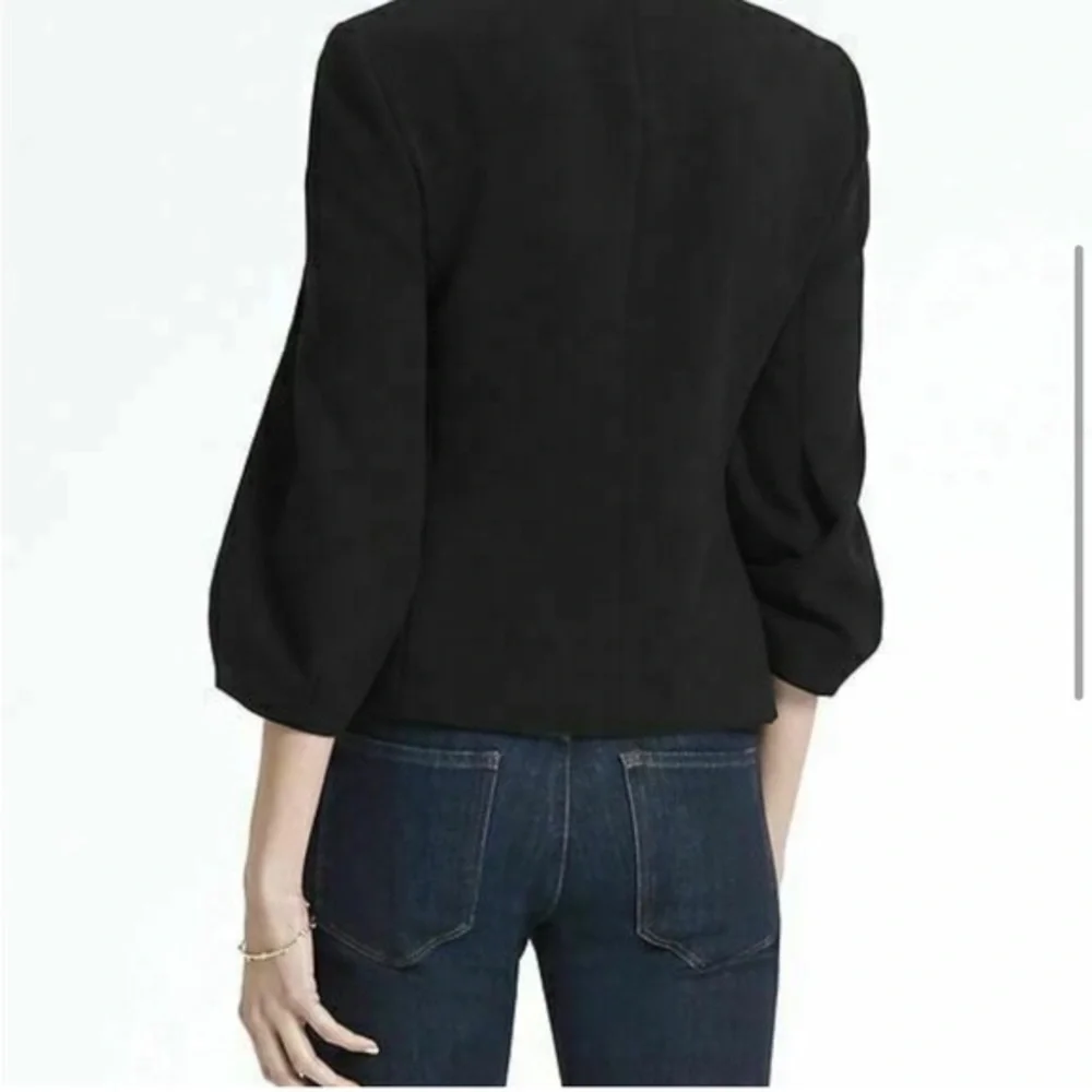 NWT Banana Republic zip Front Blazer Jacket with Balloon Sleeve‎